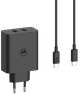 Motorola TurboPower Oplader 125W met 2 Poorten + Usb C kabel bovenkant
