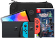 Nintendo Switch OLED Blauw/Rood + Pokémon Legends: Z-A + BlueBuilt Beschermhoes Main Image