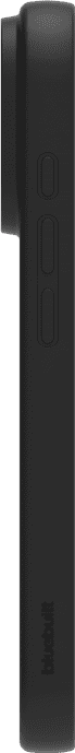 BlueBuilt Back Cover iPhone 17 Pro Zwart + BlueBuilt iPhone 17 Pro Privacy Screenprotector Glas linkerkant