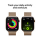 Apple Watch Series 11 5G 42mm Titanium Gold Milanese Loop visual supplier