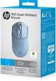 HP 400 Silent Wireless Mouse Blue packaging