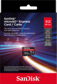 SanDisk MicroSD Express Card 512GB 650MB/s verpakking