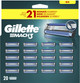 Gillette Mach3 + 23 recharges de rasoir accessoire