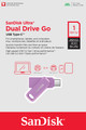 SanDisk Ultra Dual Drive USB-C 1TB Lavender packaging