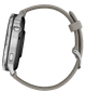 Garmin Venu 4 Argent/Gris 45 mm côté gauche