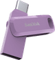 SanDisk Ultra Dual Drive USB-C 256 Go Lavender avant