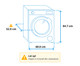 Beko B1W864BBBE SteamCure visual Coolblue 1