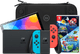 Nintendo Switch OLED Blauw/Rood + Super Mario Galaxy 1+2 + BlueBuilt Beschermhoes Main Image