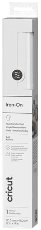 Cricut Puff Iron-On Wit 30,5 x 48,3 cm Main Image