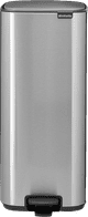 Brabantia Bo Pedal Bin 30 Litres Matt Steel Anti-Traces de Doigts Main Image