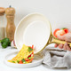 GreenPan Padova Reserve 20cm + 26cm Frying Pan Set Sunshine Yellow product in use