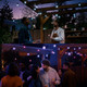 Philips Hue Festavia Outdoor Lichtslinger - 21 meter - 30 lampen + Dimmer product in gebruik