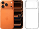 Apple iPhone 17 Pro 512 Go Orange + BlueBuilt Protective Back Cover Transparent Main Image