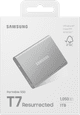 Samsung T7 Resurrected Portable SSD 1TB verpakking