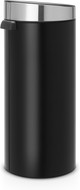 Brabantia Touch Bin 30 Liter Matt Black + Vuilniszakken (120 stuks) achterkant