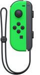 Nintendo Switch Joy-Con Set Splatoon Green / Pink + Nintendo Switch Joy-Con Charge Grip left side