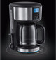 Russell Hobbs Buckingham Zilver Koffiezetapparaat +  Scanpart Permanent Filter voorkant