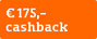 € 175 cashback